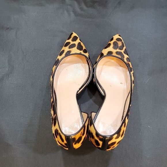 J.CREW COLLETTE D'ORSAY PUMPS IN LEOPARD CALF HAIR - Picture 5 of 16
